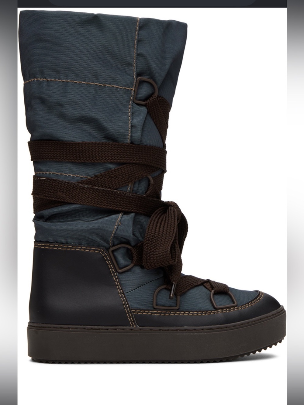 See by Chloé Gray Naina Lace-Up Boots - Picture 2 of 9